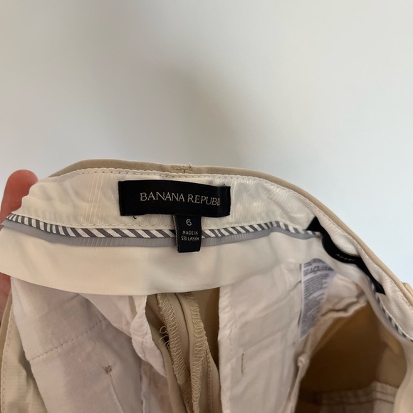 Banana Republic Avery Tan capris Pants size 6 - Picture 5 of 5